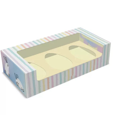 Caixa Páscoa Cute 3 ovos 50g - Kit 10 Un